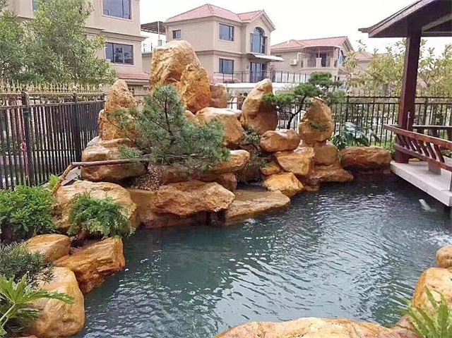 泉州室内水景设计鱼池